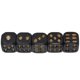 thumbnail image 4 of Dados de calavera de Halloween de 5 piezas - Dados de juego de cara de esqueleto 3D para Club Pub, 4 of 8