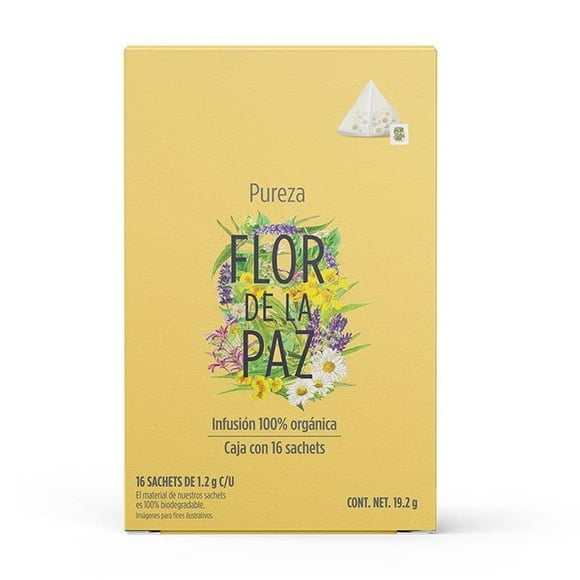 Té Flor de la Paz Pureza 16 sobres