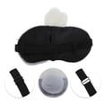 thumbnail image 2 of Unique Bargains 1 Pc Portable Lucky Strawberry Sleep Mask for Hotel Gray Fleece, 2 of 3