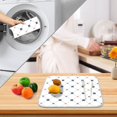 thumbnail image 4 of Ryvnso Paw Flower Checkered Dish Drying Mat for Kitchen Countertop 18x24 Large Dish Pad Drainer Rack Dish Sink Mats, 4 of 7
