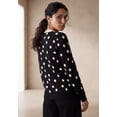 thumbnail image 2 of Jessica London Women's Plus Size Tie-Neck Sweater, 2 of 6