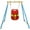 Multicolor, variant on Toddler Metal Swing Set for Outdoor Backyard with Safety Seat and Safety Belt for 9 to 36 Months, Multicolor
