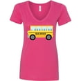 thumbnail image 3 of Inktastic Bus Driver School Bus Women's V-Neck T-Shirt, 3 of 5