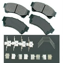 Akebono PRO-ACT Ultra-Premium Brake Pad Set, Ceramic Fits select: 2006-2012 FORD FUSION, 2008-2013 MAZDA 6