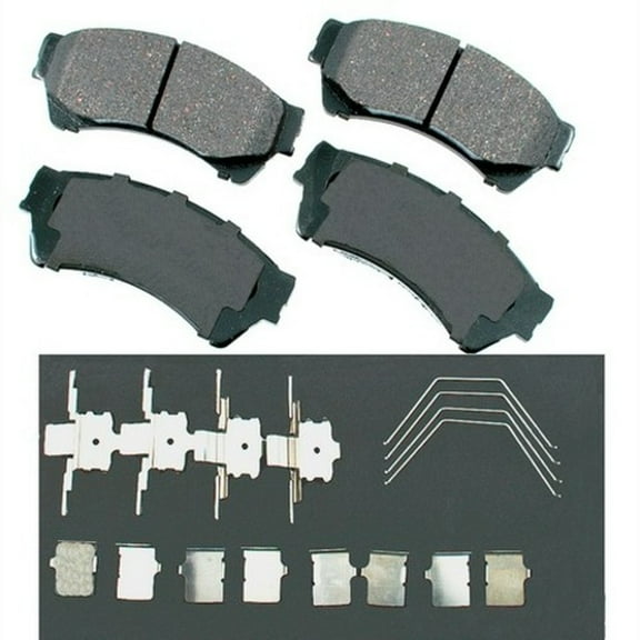 Akebono PRO-ACT Ultra-Premium Brake Pad Set, Ceramic Fits select: 2006-2012 FORD FUSION, 2008-2013 MAZDA 6