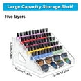 thumbnail image 3 of Nail Polish Organizer Acrylic Display Rack for Nail Polish Holder Holder Clear Eyeglasses Display Case Makeup Organizer Sunglasses Organizer, 3 of 9