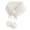 White fur ball style, variant on Neck Warmer Scarf Neck Gaiter for Women Girl Hanfu Thicken Warm Scarf
