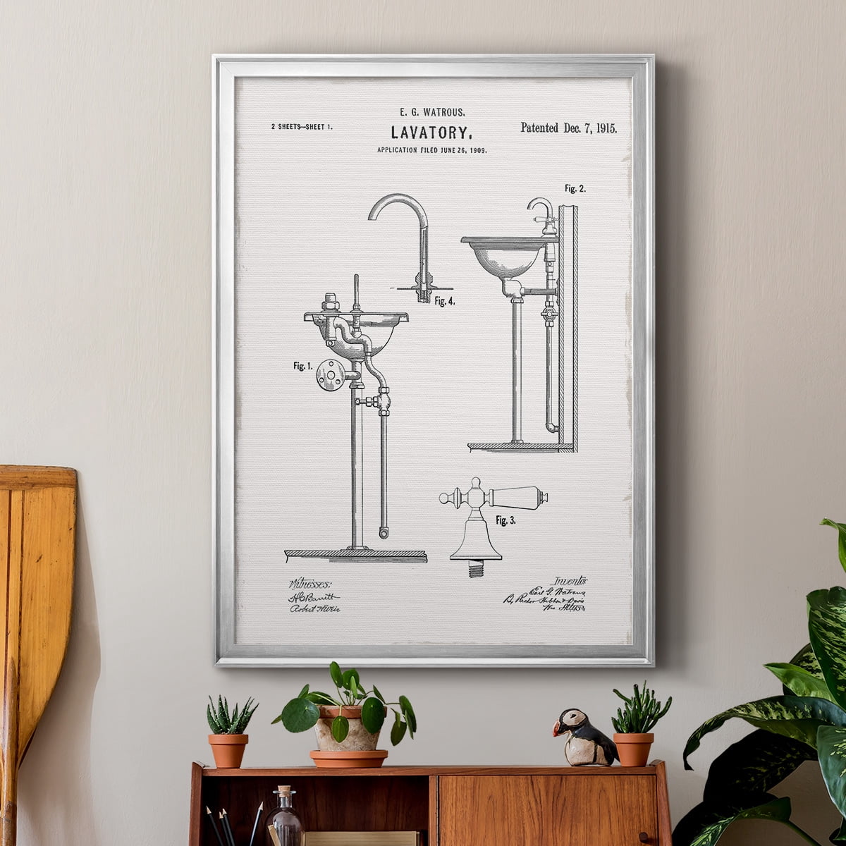 Vintage Sink II Premium Classic Framed Print - Ready to Hang