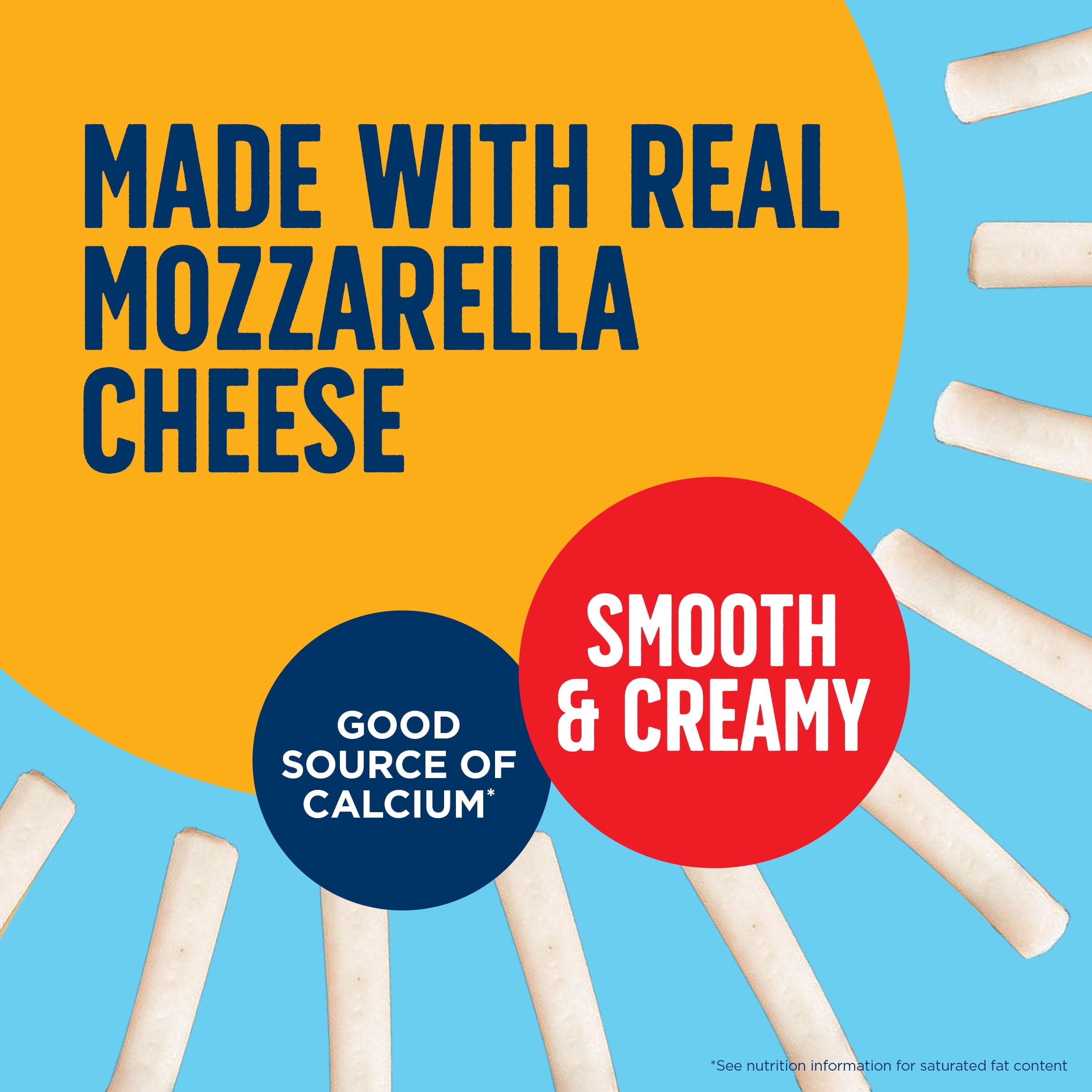 Kraft String Cheese Mozzarella Cheese Snacks, 24 ct Sticks