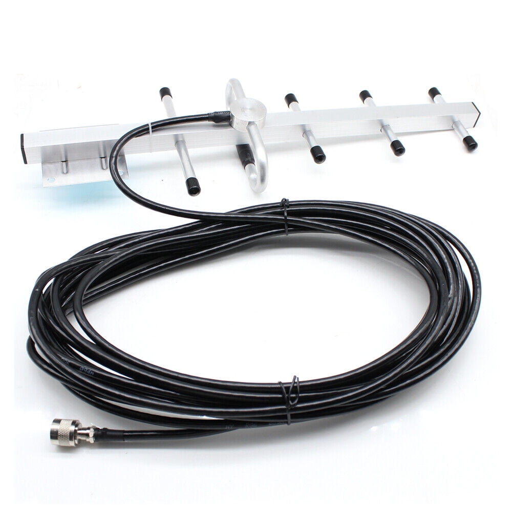 GSM 900MHZ Mobile Phone Signal Amplifier Repeater Cell Phone Signal Booster, Home Cell Phone Booster Network Booster +Yagi Antenna