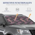 thumbnail image 4 of Qekee Lovely Mom Ever Foldable Car Sun Shade - 2-Pack, Car Windshield Sunshades, Foldable - Small, 4 of 7