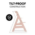 thumbnail image 3 of Open Box hauck Alpha+ Grow Along Wooden Highchair, Beechwood, Rose Finish, 3 of 11