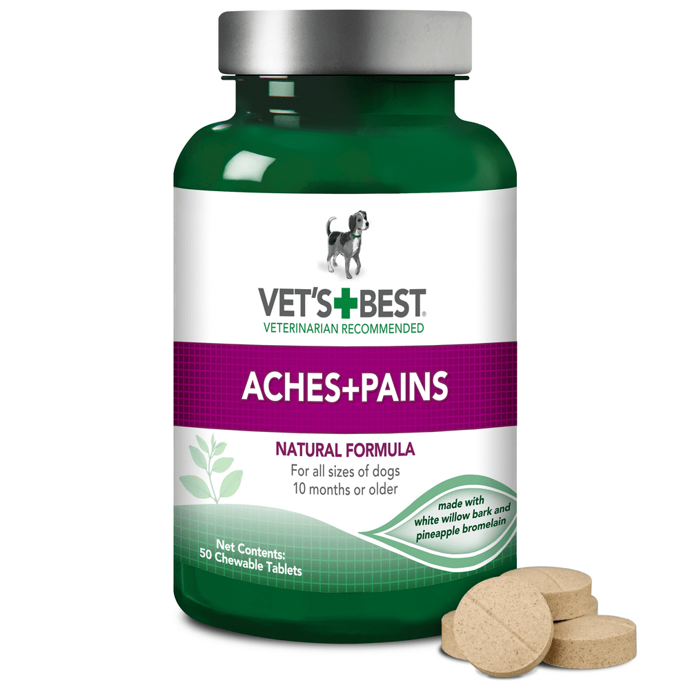 Vet’s Best Aspirin Free Aches + Pains Dog Supplements, 50 Chewable
