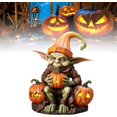 thumbnail image 3 of JikouIivo Halloween Pumpkin Alien Outdoor Decoration, Porch Halloween Decorations Lighted Pumpkin Outdoor, 3 of 5