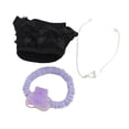 thumbnail image 4 of Ropa de muñeca de peluche, colgante de muñeca, trajes desmontables para niños, regalo de cumpleaños, disfraces elegantes, vístete para muñeca de 6,69 negro, 4 of 7