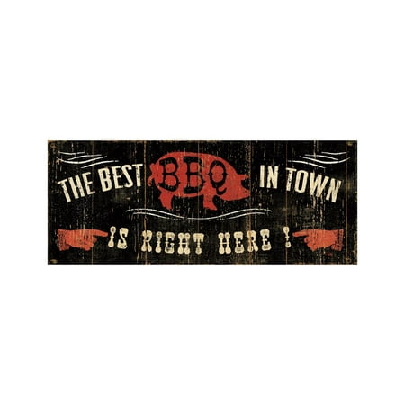 The Best BBQ in Town Print Wall Art By Pela