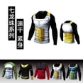 thumbnail image 4 of Ropa Deportiva Dragon Ball Vegeta Alta Elasticidad Ajustada Medias De Transpiración Deportivas Fitness De Secado Rápido De Manga Larga T @, 4 of 5