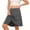 Dark Gray, variant on Girls School Uniform Skirts High Waisted Pleated Skort with Lining Shorts Back To School Clothes for Tween Girls School Uniform Dress 10-11 Years