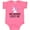 Hot Pink, variant on Inktastic My Nonni Loves Me Girl Unicorn Girls Baby Bodysuit