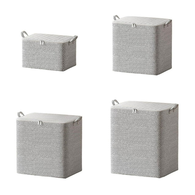 Home Textile Storage System for Household Use with Large Capacity – Universal Non Woven Fabric Material Dirt and All-Season Organizer