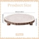 thumbnail image 2 of Soporte de madera para pastel de 30-33 cm, redondo, con patas, estilo rústico., 2 of 5