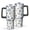 Pioneer Flower Floral-3, variant on 40oz Pioneer Flower Floral Print Pattern Insulated Tumbler with Handle, BPA-Free Leak Proof Lid and Straws, Double Wall Vacuum, Hot 12h/Cold 34h