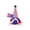 Red, variant on erdimoy 4th of July Patriotic Light-Up Gnome Figurine, 10.5" LED Knit Plush Gnome with American Flag (2 Styles)