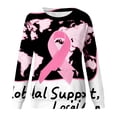 thumbnail image 5 of Bovemsi Womens Sweatshirts Love & Strength: Women's Breast Cancer Support Sweatshirt Graphic Sweatshirts, 5 of 5