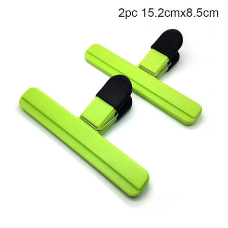 

Ostrifin L Chip Bag Clips Food Clips Plastic Heavy Duty Air Tight Seal Grip For Food Bags (Random Color)