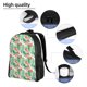 thumbnail image 5 of Easygdp Flamingo And Monstera Mochila Versátil y Elegante: Comodidad, Almacenaje y Durabilidad para la Universidad, Trabajo, Viajes y Uso Diario, 5 of 8