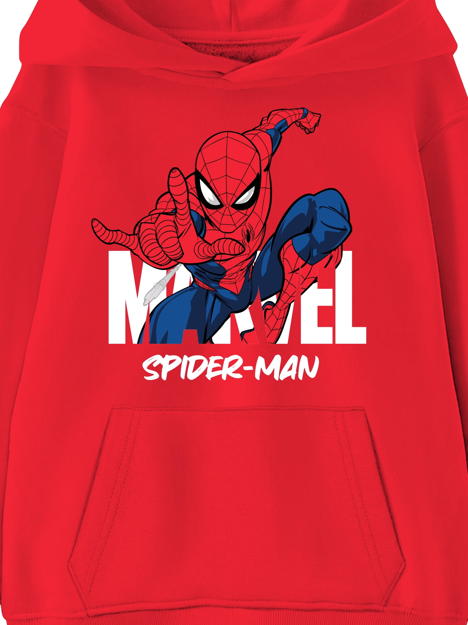 Spider-Man Kids Graphic Fleece Hoodie, Ready To Fight, Sizes 4-18