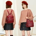 thumbnail image 4 of ALTOSY Small Leather Backpack for Women Fashion Shoulder Handbags 4 in 1 to Carry S71 Wine Red, 4 of 8