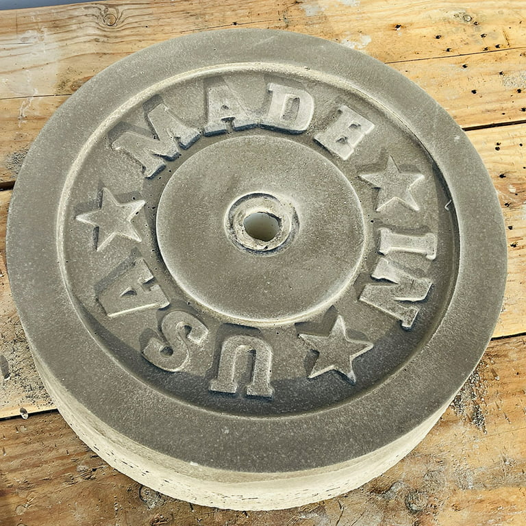 AUTUMN 25-45 LB Concrete Cement Weight Plate Mold, Mold for DIY Olympic  Barbell Weights, 13 Dia