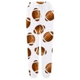 thumbnail image 4 of COSFO High Elastic Waisted Sweat Pants for Womens White Casual Rugby Joggers Taper Pants Adjustable Width Loose with Pocket Drawstring Pants, 4 of 4