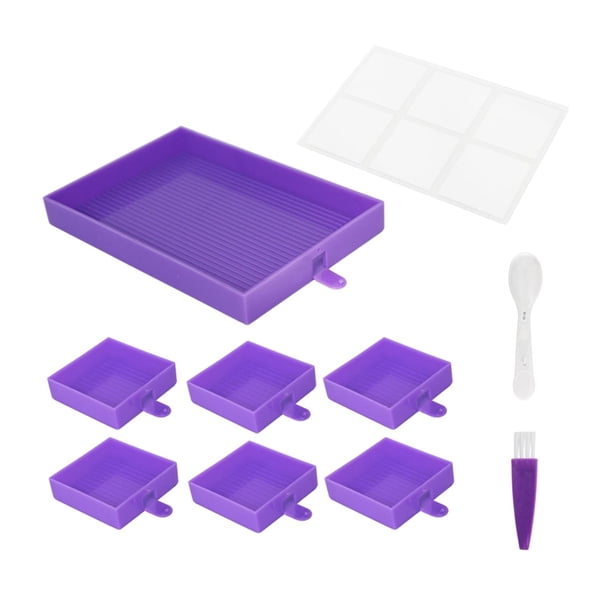 Bandeja de Pintura de Diamantes Sunnimix Accesorios y Herramientas Violeta
