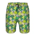 thumbnail image 4 of Kdxio Cartoon Koala Bear and Leaf Pattern Mens Casual Shorts - Drawstring Summer Beach Sports Shorts for Men, 4 of 9