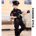 thumbnail image 3 of Ropa de policía para niños pequeños Ropa de policía especial Ropa de actuación de policía de tráfico para niños pequeños Ropa de actuación de juegos de rol de soldados para campamentos de, 3 of 4