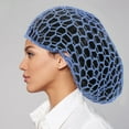 thumbnail image 5 of LULULION 2Pcs Hair Hats Light Blue Mesh Hair Protection for Sleeping Women, 5 of 5