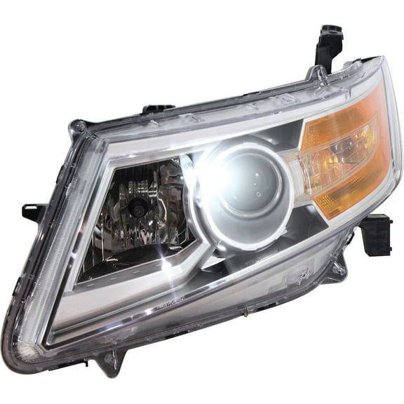 Headlight Compatible With 2011-2013 Honda Odyssey Left Driver Halogen With bulb(s) CAPA Certified