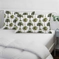 thumbnail image 4 of Tropical Trees Pillow Covers 16"x24", Summer Palm Trees Botanical Vintage Green Soft Brushed Microfiber Breathable Throw Pillow Covers, Decorative Pillowcase with Zipper for Couch Sofa Bedroom, 4 of 9