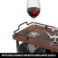 thumbnail image 5 of Wood Metal Wine Rack, 5 of 7