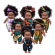 thumbnail image 3 of Muñeca de bebé de 8 pulgadas con ropa, muñeca Africana suave de vinilo realista lavable, regalos de cumpleaños para niños y niñas, 3 of 4