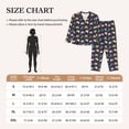 thumbnail image 5 of Uemuo Turtle Pattern Womens Pajama Sets,PJ Set for Women,Pajamas for Women Logo,Long Sleeve Pajama Set for Women,Soft Long Sleeve Top With Pants-XX-Large, 5 of 9