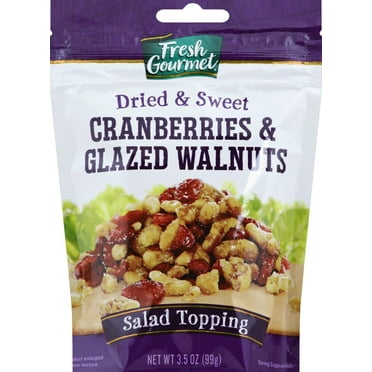 Fresh Gourmet Cranberries Glazed Walnuts (Pack of 18)