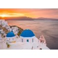 thumbnail image 3 of Póster de la costa de un hermoso paisaje de Santorini, Grecia, arte de pared de viaje, decoración, fotos, impresiones en lienzo, decoración estética de la habitación del hogar, 3 of 5
