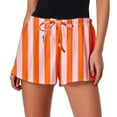 thumbnail image 2 of Striped Shorts for Women 2026 Summer Casual Lightweight Relaxed Fit Elastic Waist Color Block Beach Shorts, 2 of 6