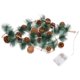 thumbnail image 2 of Conos de pino navideños, 20 luces LED de cadena, cadena de luces decorativas de 6,6 pies para interiores y exteriores, 2 of 5