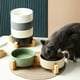 thumbnail image 5 of Cuenco de cerámica para perros, recipiente para comida y agua para mascotas, pesado y duradero, apto para lavavajillas, moderno, 5 of 5