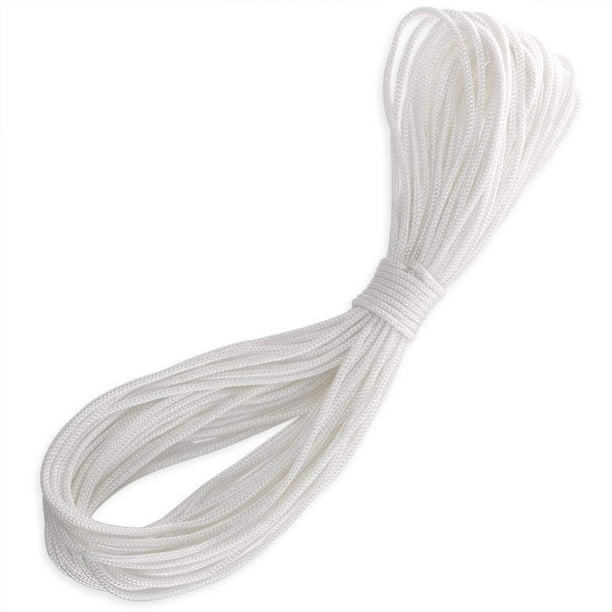 H&S Thin Nylon cord for Picture Frame Hanging - 20 Meters Picture Hanging  String to Holding Up to 30kg - Super Strong Nylon White Hanging cord for
