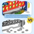 thumbnail image 3 of EDTara Jumbo 4-To-Score Giant Game Set, Indoor/Outdoor 4 In a Row Game for Kids and Adults, Includes 42 Jumbo Rings, Mesh Pocket, Quick-Release Slider, Perfect for Family Parties, 3 of 8